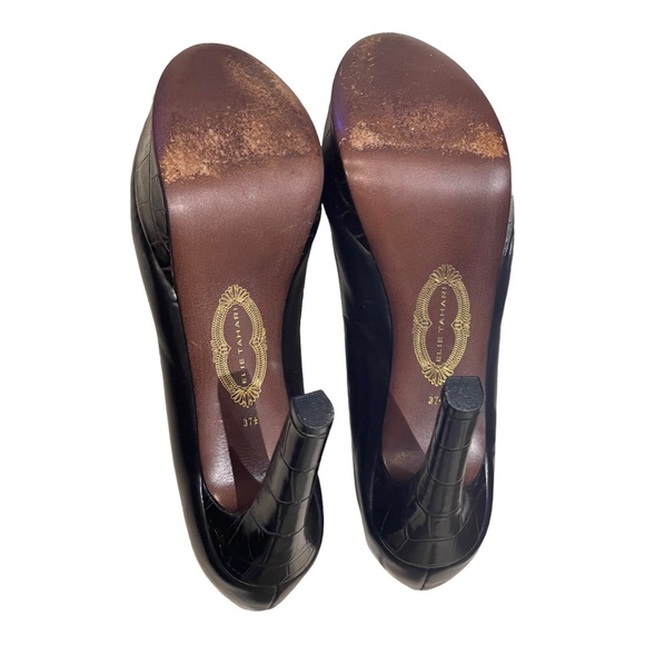 Elie Tahari Eleanor Platform Heels Size 7 (37.5 EU) - Picture 8 of 11